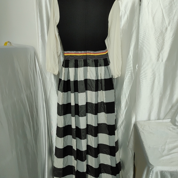 Vintage Joseph Magnum 60's long plaid dress L - Picture 5 of 5